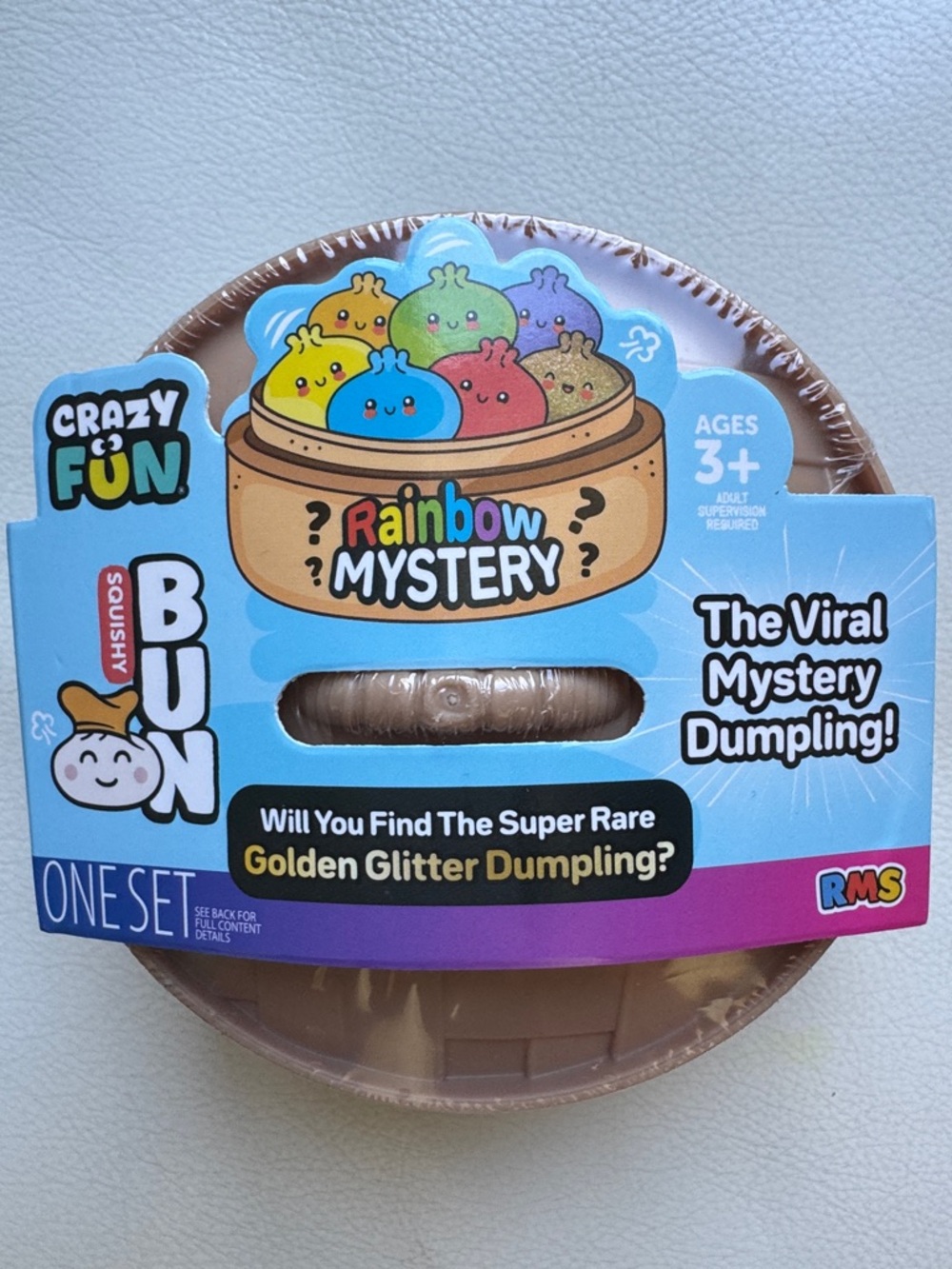 SHIPS TODAY! RARE Rainbow Mystery Viral Dumpling Squishy Bun TikTok Viral Toy